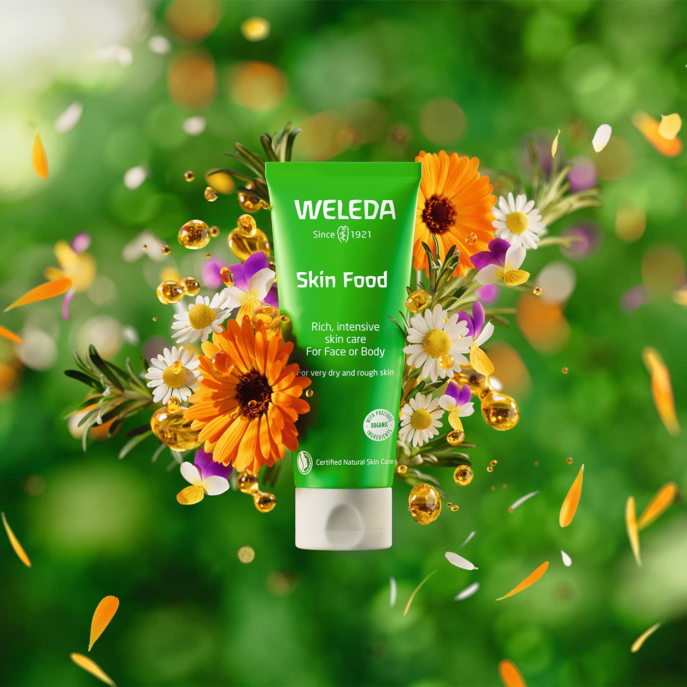 Weleda Skin Food Moisturiser for Dry and Rough Skin, 75 ml Moisturizers Skincare