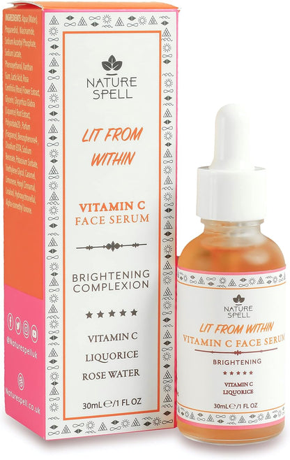 Nature Spell Vitamin C Brightening Face Serum Skincare Skin Repair