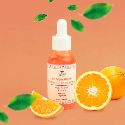 Nature Spell Vitamin C Brightening Face Serum Skincare Skin Repair