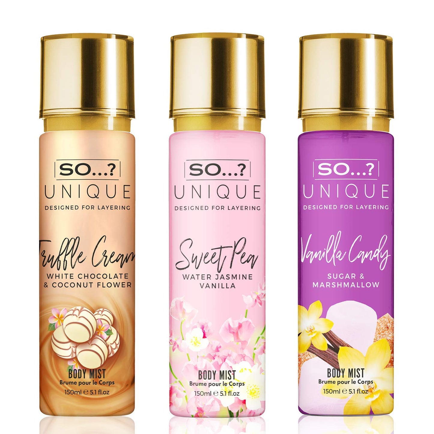 So…? Unique Mixed Fragrance Bundle 150ml (Pack of 3)