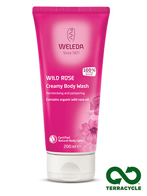 Weleda Wild Rose Creamy Body Wash, 200ml