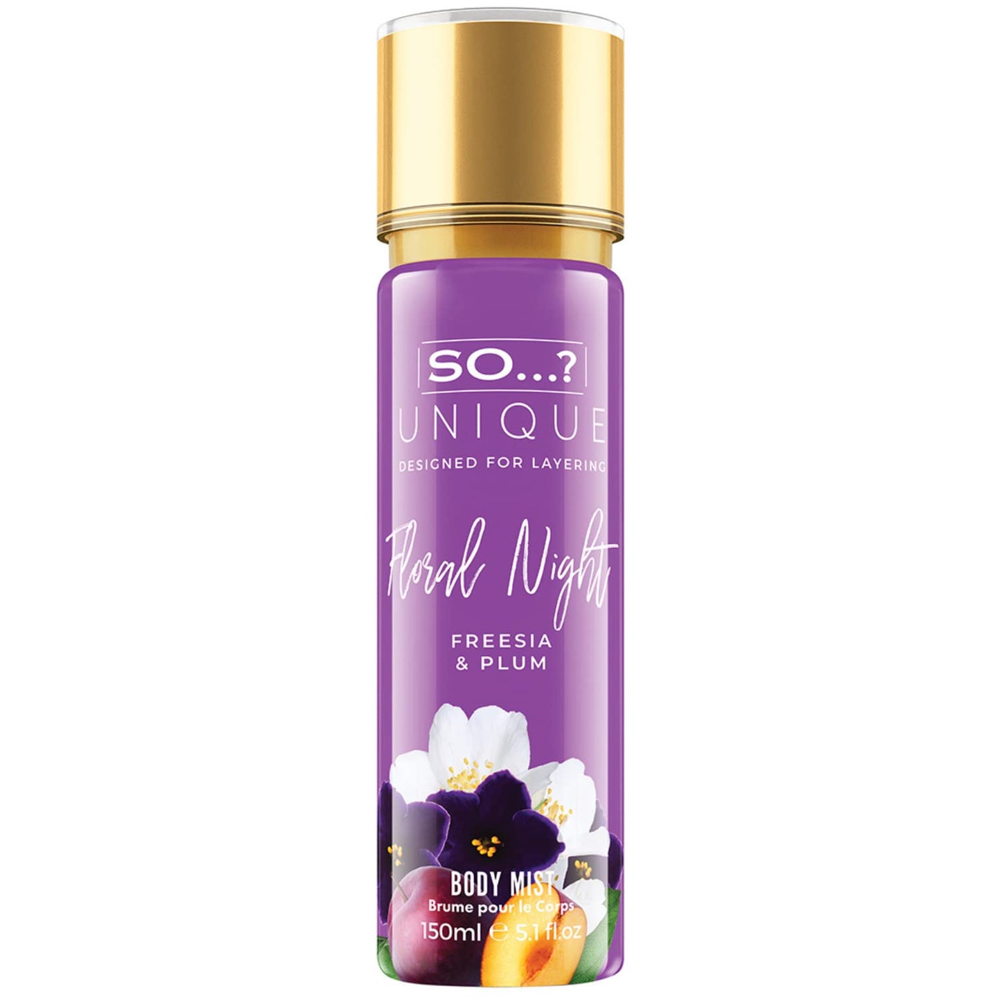 So…? Unique Womens Floral Night Body Mist Fragrance Spray 150ml