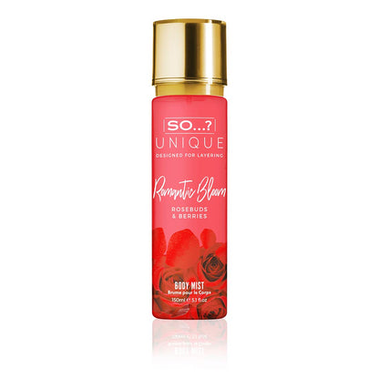 So…? Unique Womens Vegan Romantic Bloom Body Mist Fragrance Spray 150ml