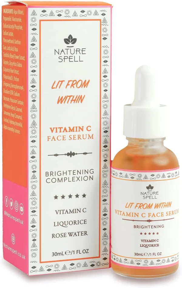 Nature Spell Vitamin C Brightening Face Serum Skincare Skin Repair